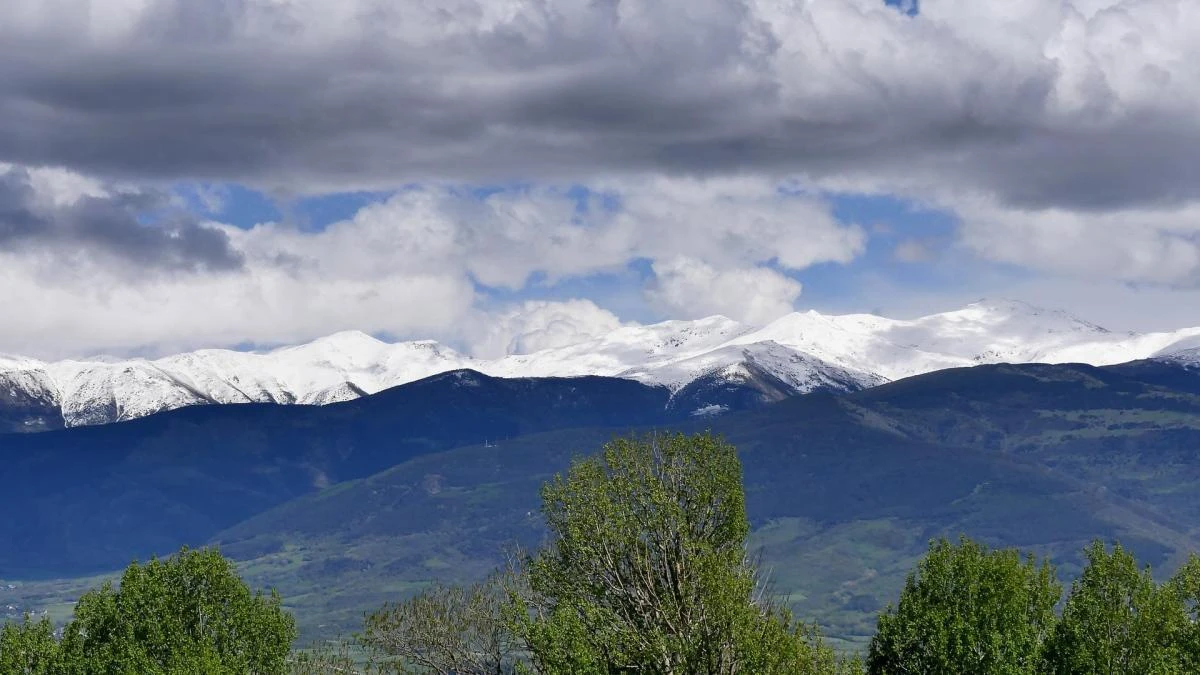 Nueva nevada de primavera en el Pirineo