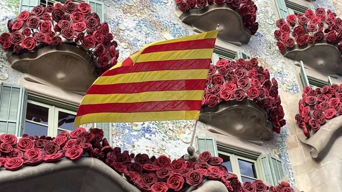 Sant Jordi luce en la Casa Batlló