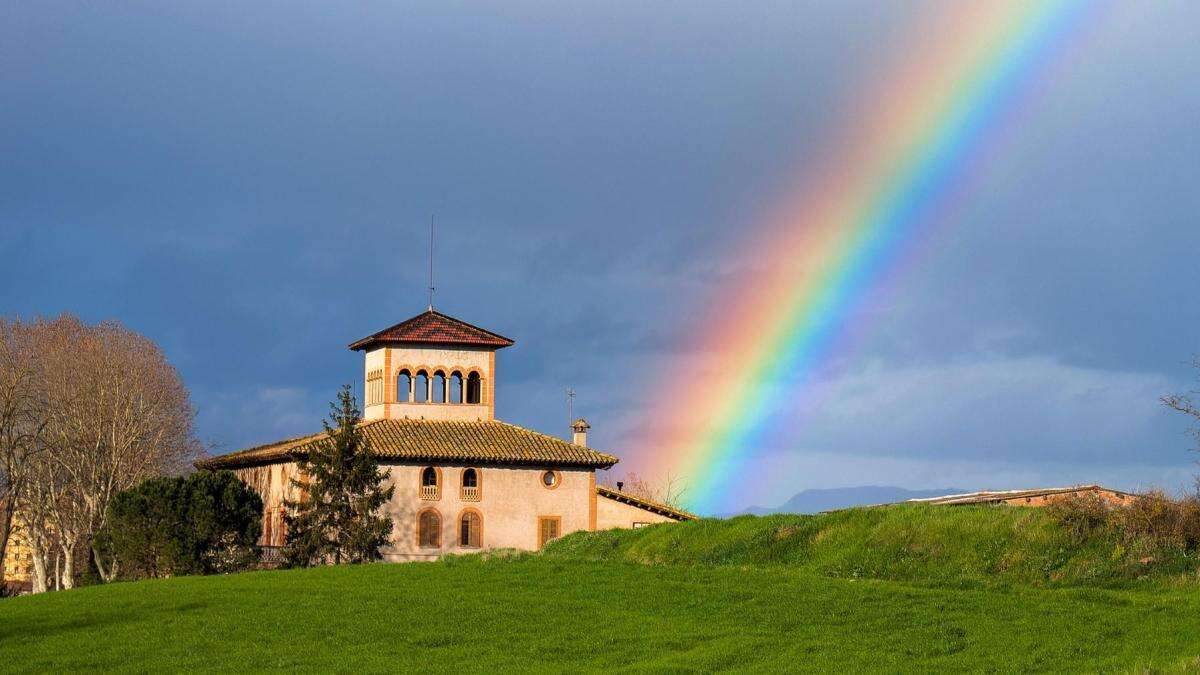 Festival de arcoíris tras las últimas lluvias