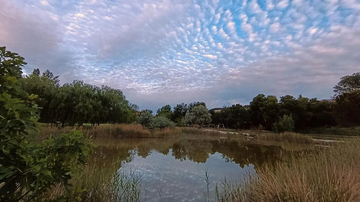 El gran cielo del Parque del Lago