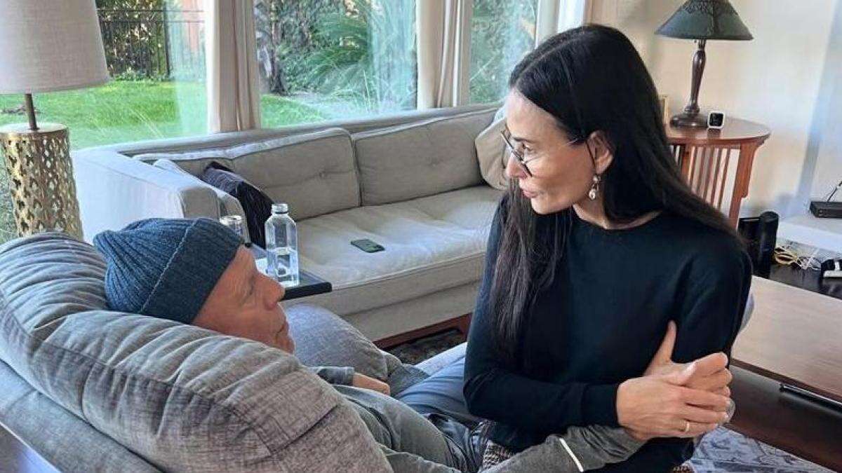 El emotivo mensaje que le dedicó Demi Moore a Bruce Willis por su cumpleaños: “Te amamos”