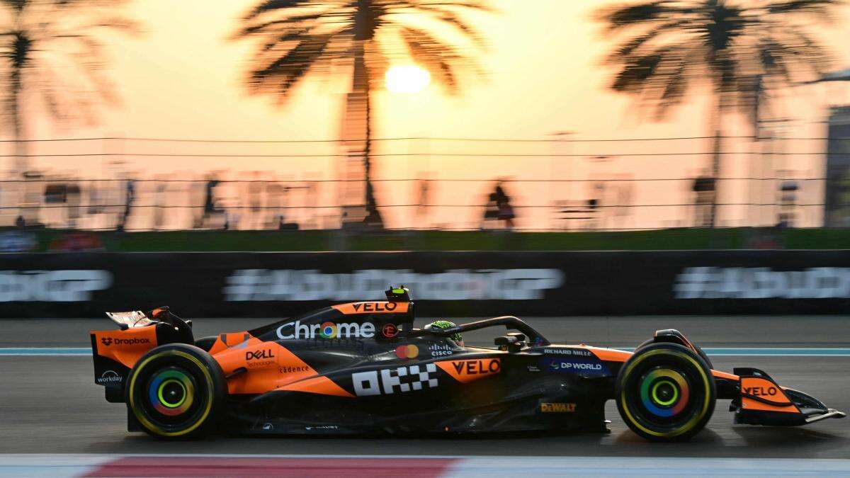 McLaren arranca liderando en Abu Dhabi la batalla final por el título de constructores