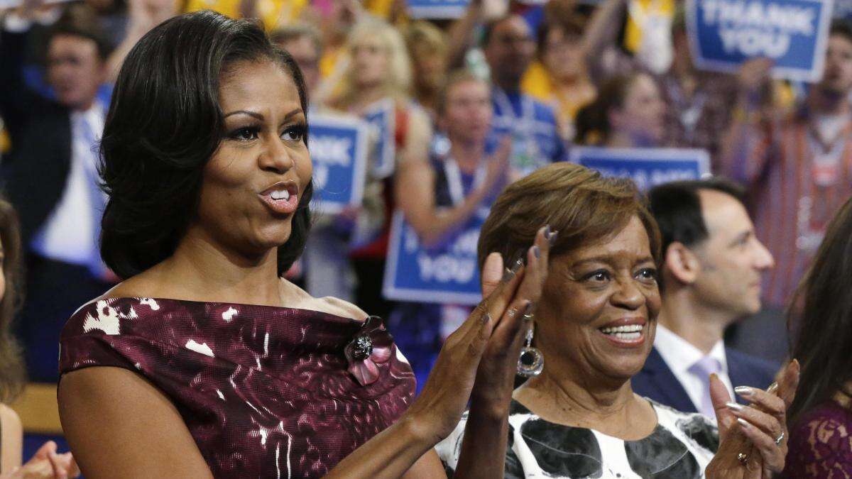 Michelle Obama, rota tras la muerte de su madre: “Fue mi roca”