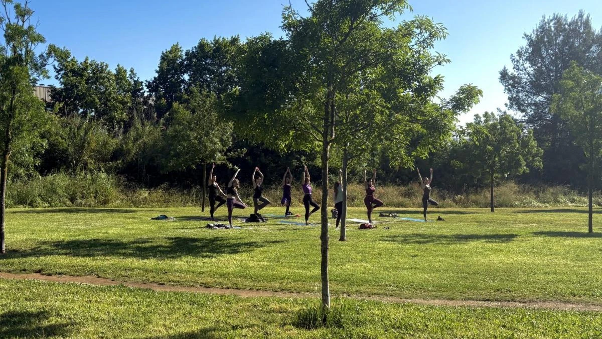 Conexión dominical en el Parc de la Pollancreda
