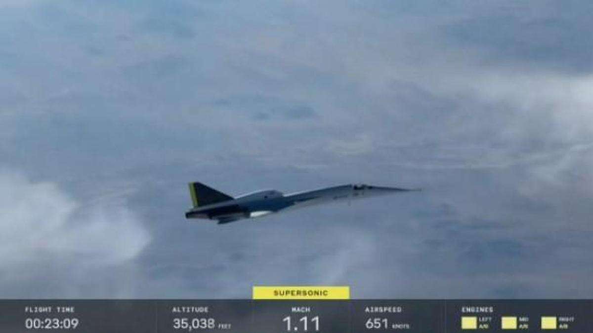 El posible sucesor del Concorde, el XB-1 de Boom, rompe la barrera del sonido