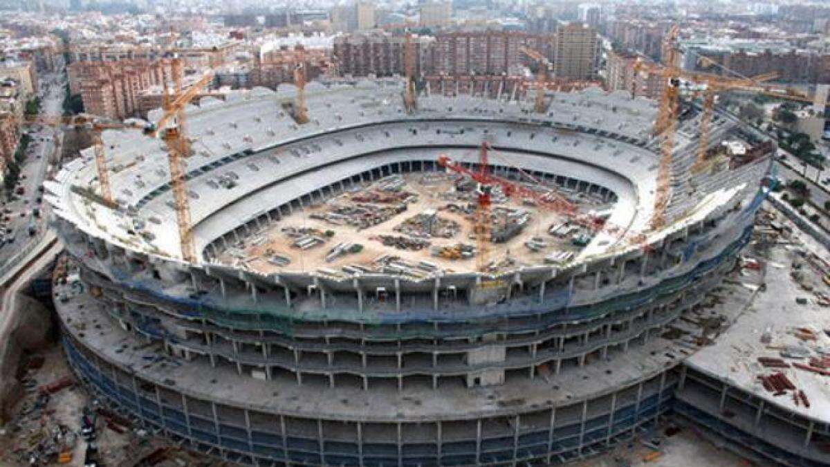 El Valencia CF retoma este viernes las obras del Nou Mestalla paralizadas desde 2009