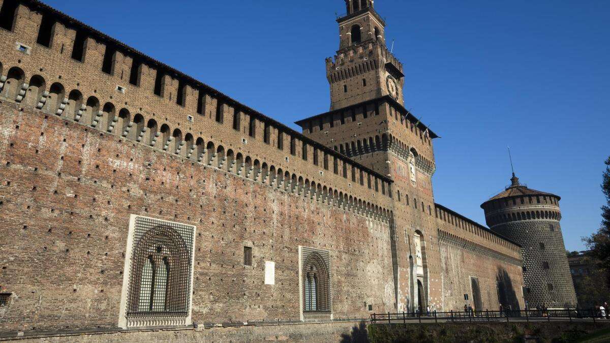 Los túneles secretos del Castillo Sforza de Milán que Leonardo da Vinci plasmó en sus bocetos