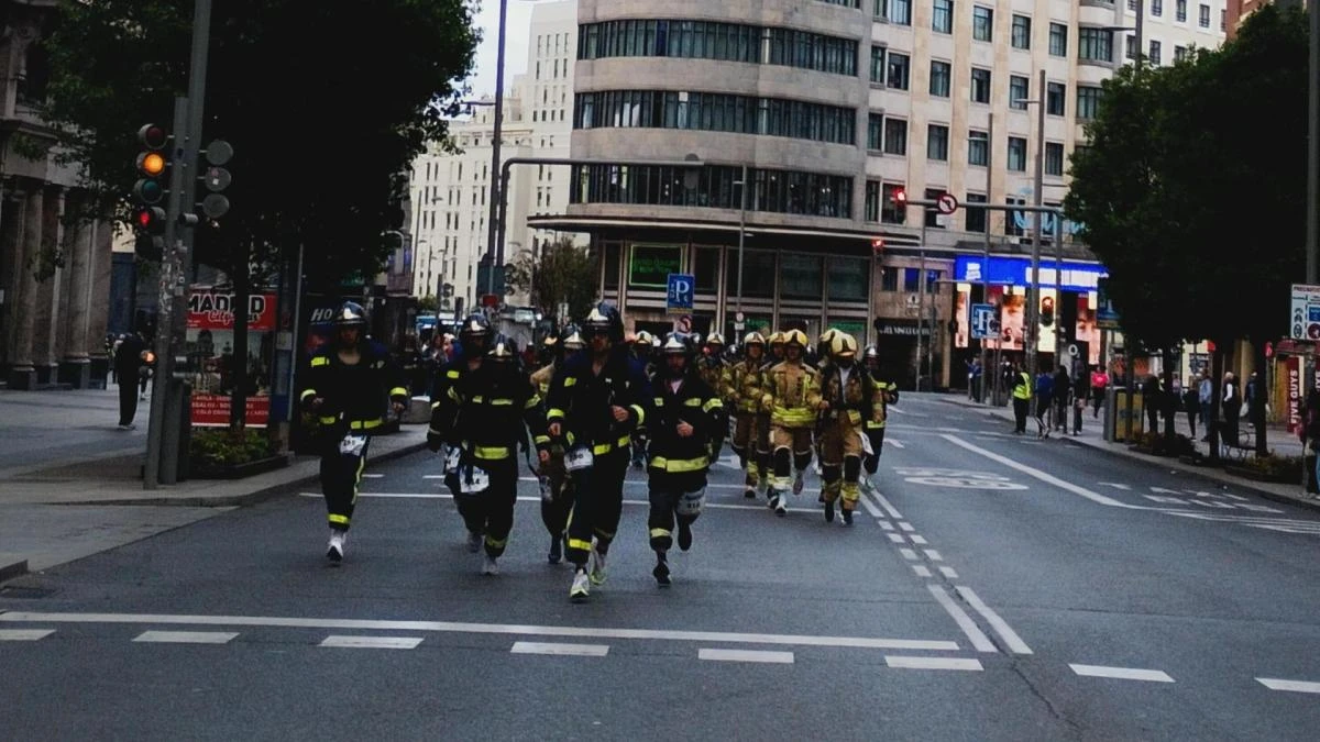 Bomberos a la carrera