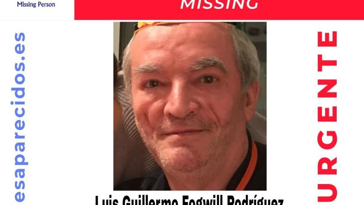 Sin rastro de Luís Guillermo Fogwill Rodríguez, un hombre de 74 años desaparecido en Barcelona