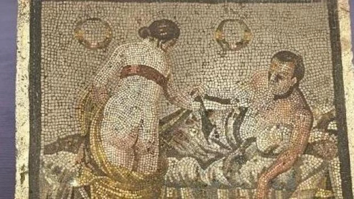 Pompeya recupera un mosaico romano saqueado por un militar alemán durante la Segunda Guerra Mundial