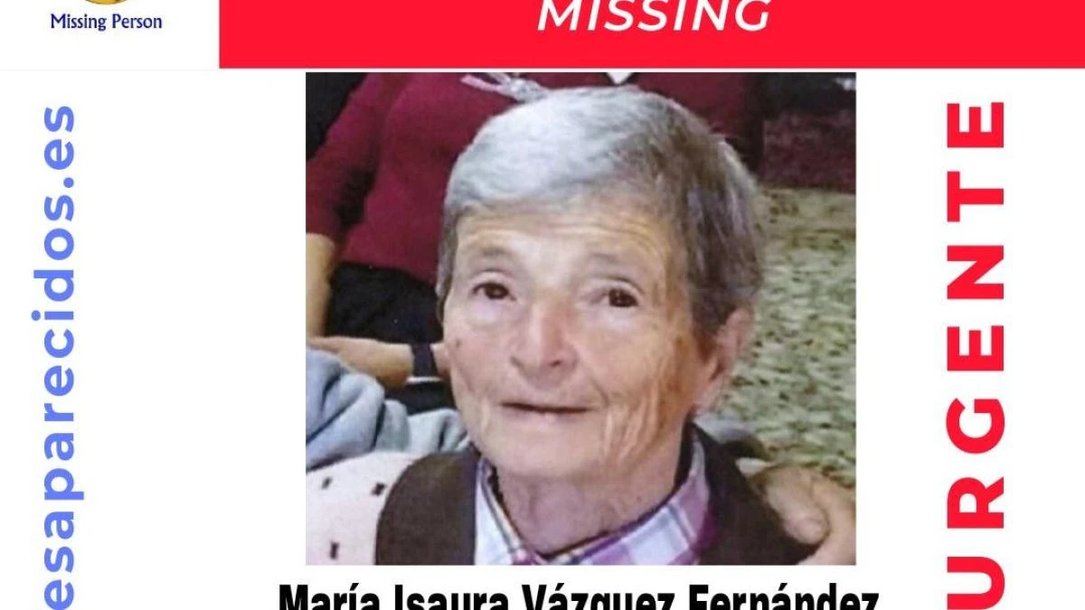 En paradero desconocido María Isaura Vázquez Fernández, una mujer de 85 años desaparecida en Lugo