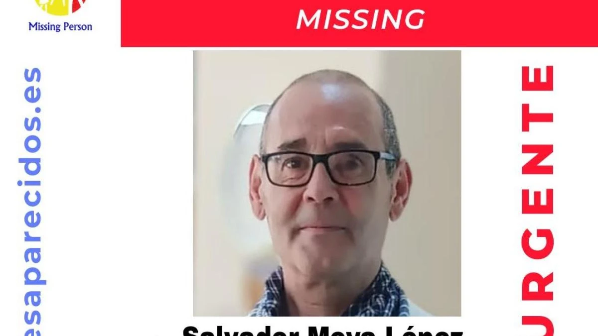 Sin pistas sobre el paradero de Salvador Moya López, un hombre vulnerable de 57 años desaparecido en València