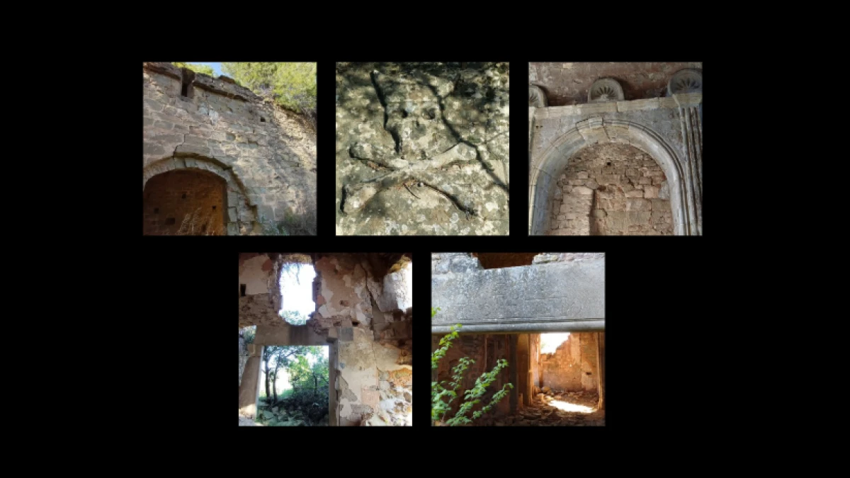 La curiosa calavera del castillo de Clariana