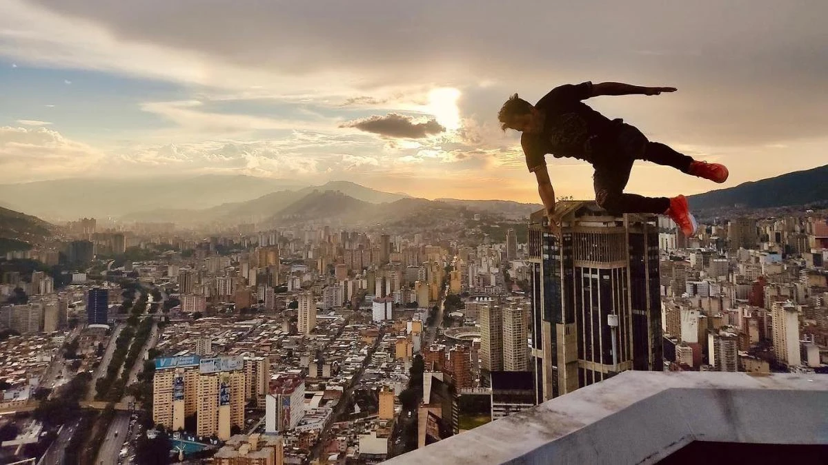 El gran salto a 225 metros de altura