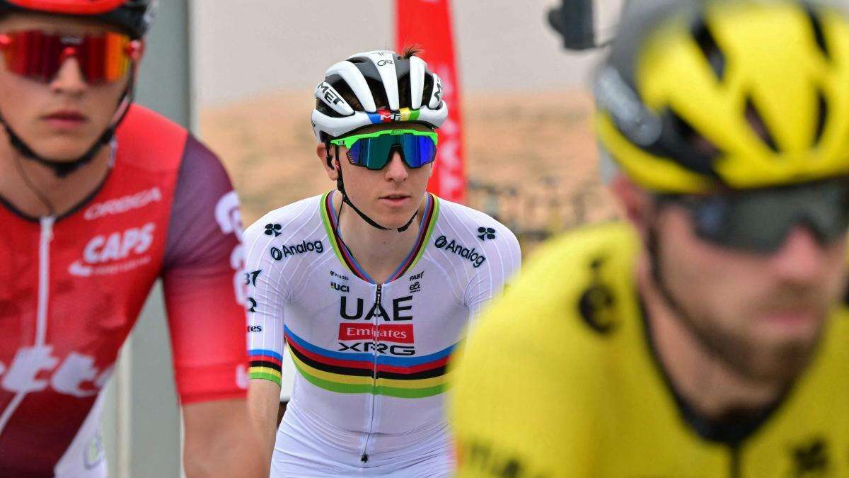 Pogacar ya sabe lo que es ganar en 2025 y se pone líder del Tour de los Emiratos