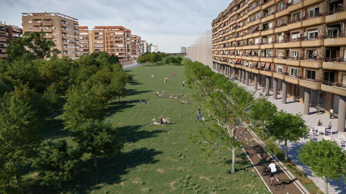 Vecinos y oposición piden al Ayuntamiento de València el corredor verde para la zona sur