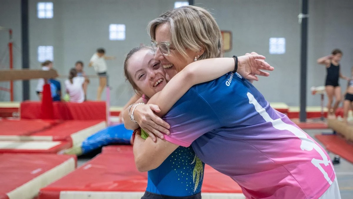 Àngela, la gimnasta con síndrome de Down que rompe barreras, ya tiene patrocinador
