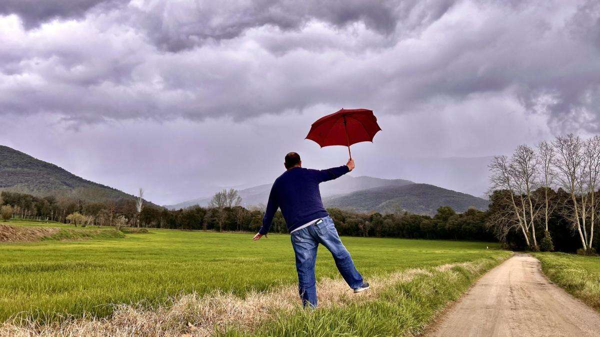 Palco VIP para ver la tormenta del Montseny