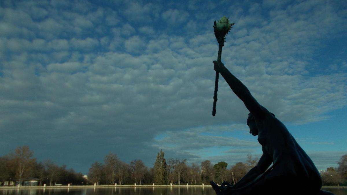 El cielo enladrillado de El Retiro