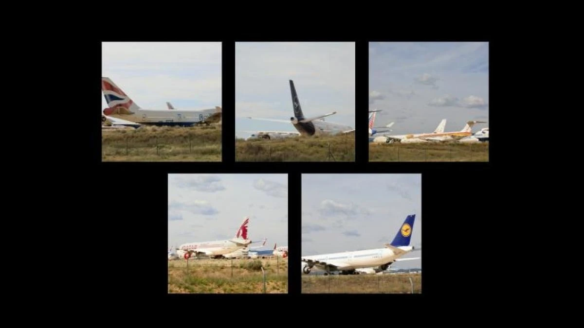 Teruel, el aparcamiento de aviones de Europa