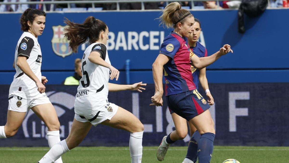 Alexia Putellas reaparece para liderar con gol la remontada al Valencia