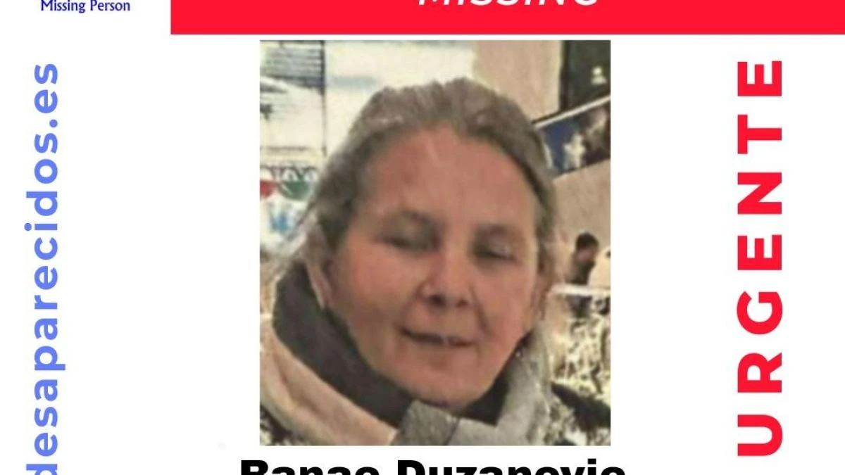 Activada una alerta para encontrar a Banac Duzanovic, una mujer de 56 años desaparecida en Castellón