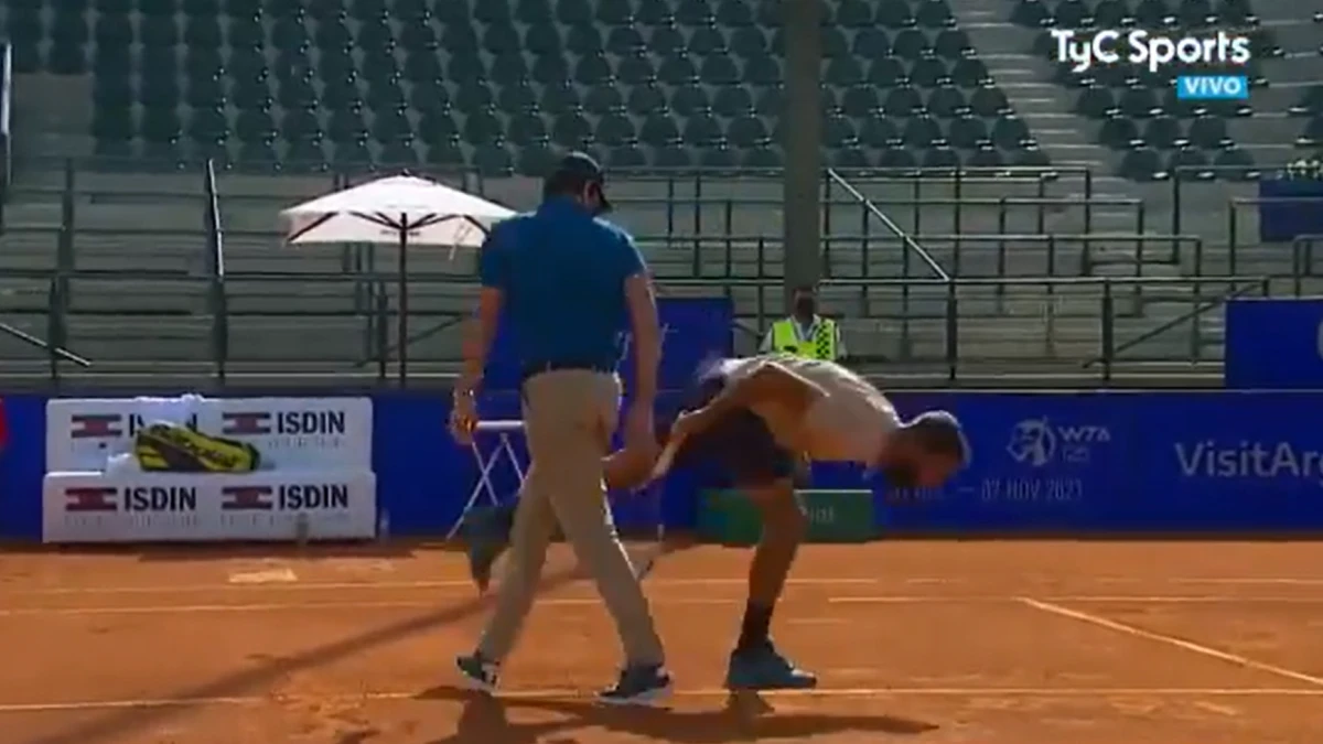 La lamentable actitud antideportiva de Paire: lanza un escupitajo y regala el partido