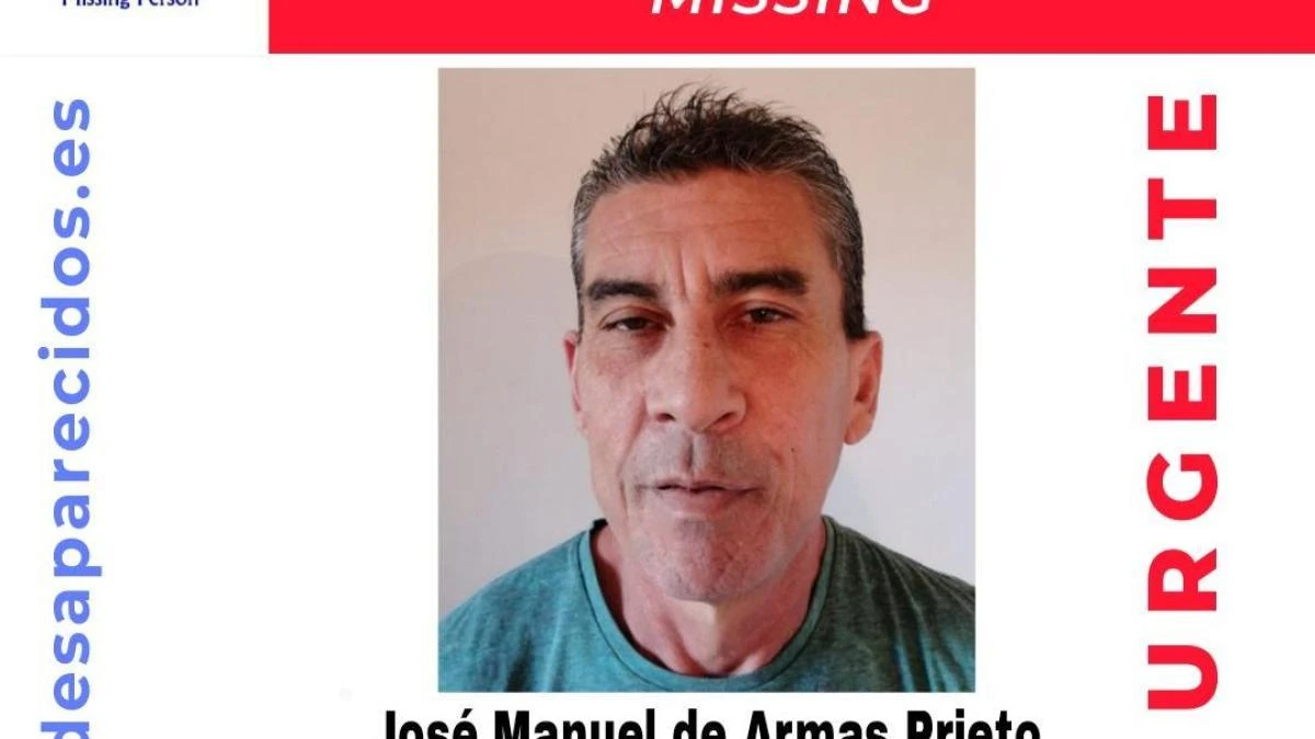 Activada una alerta para hallar a José Manuel de Armas Prieto, un hombre de 53 años desaparecido en València