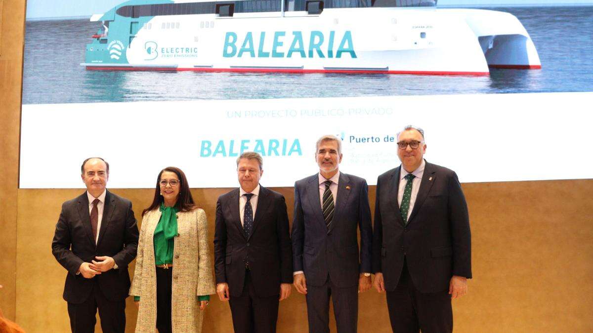 Los ferries eléctricos de Baleària que “conectarán social y económicamente” España y Marruecos