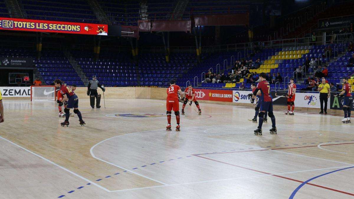 Inédita protesta del Vic HC ante el Barça por un error arbitral