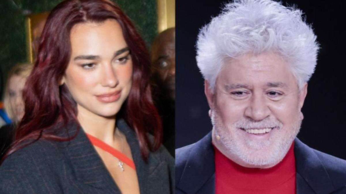 Dua Lipa llega a España y lo primero que hace es quedar con Pedro Almodóvar: ''Madrileños''