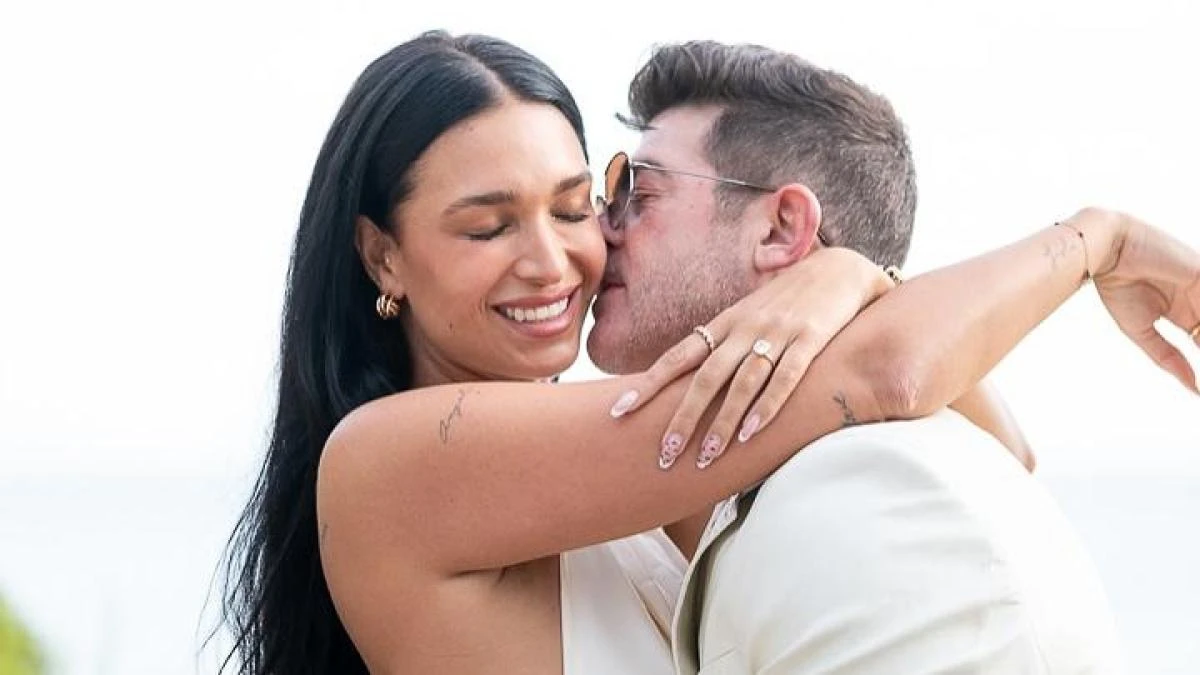 Robin Thicke y April Love Geary sellan su amor con una boda en México