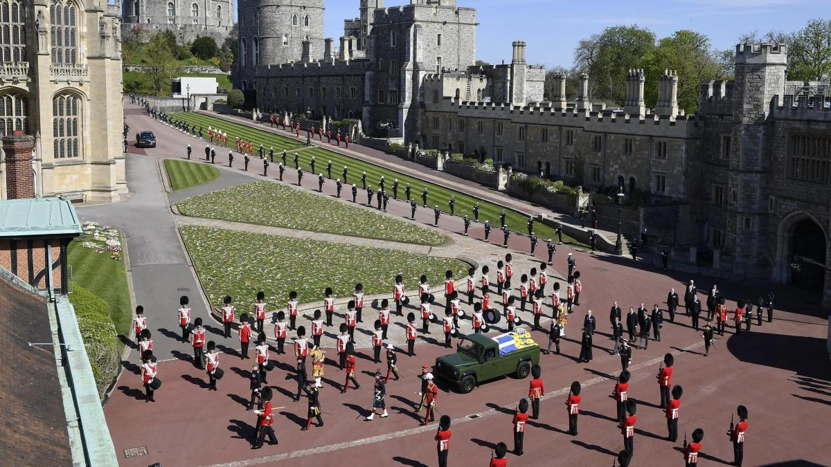 El funeral del duque de Edimburgo, en imágenes