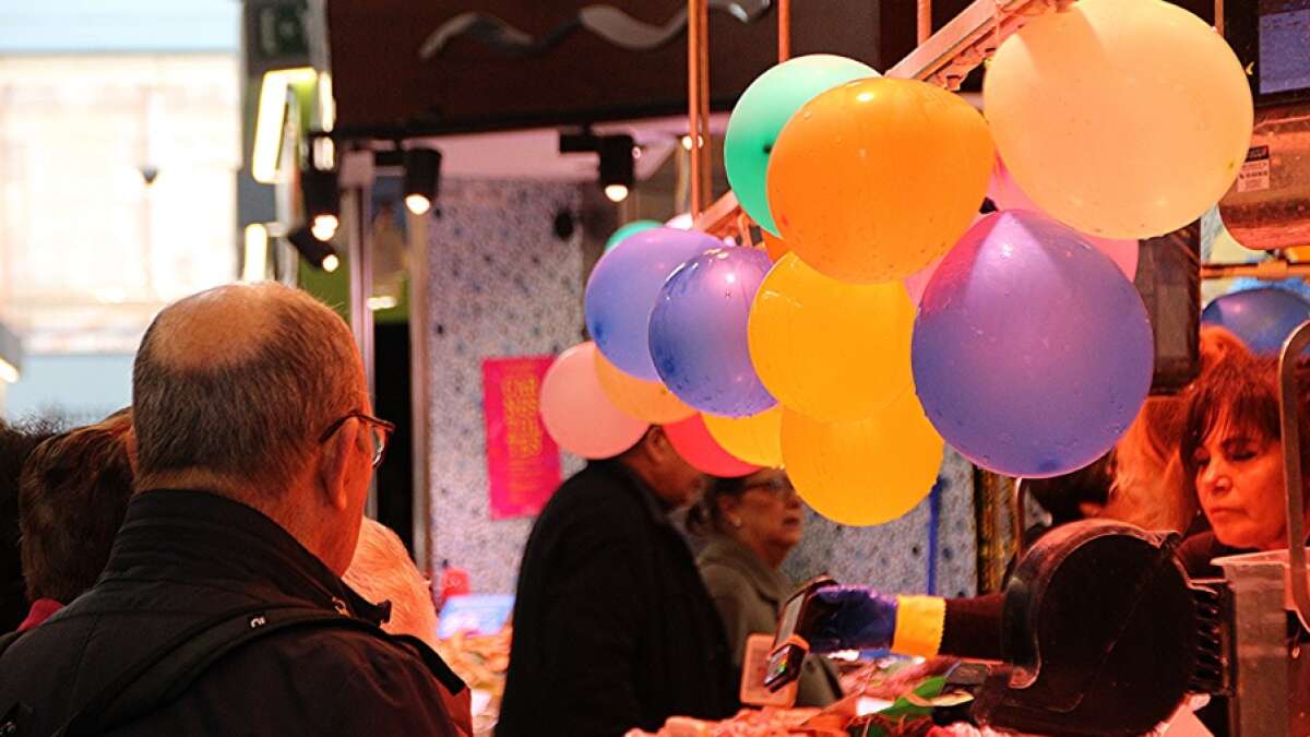 Ambiente de carnaval en los mercados