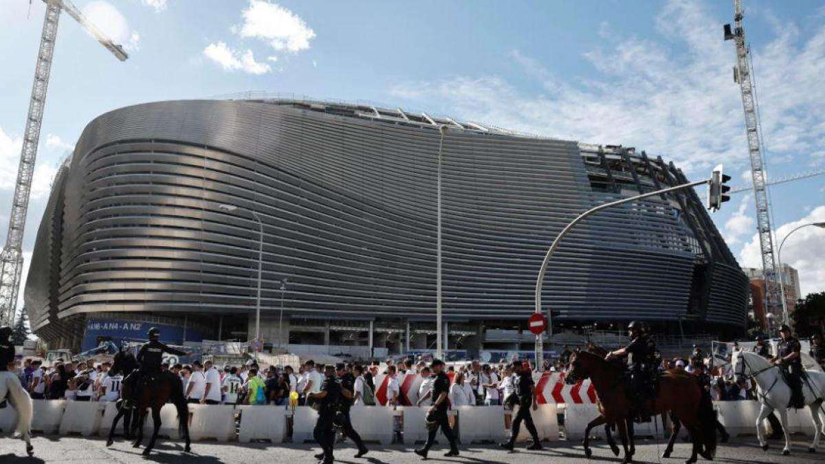 Partido Real Madrid-AC Milán: más de 1.900 efectivos al ser considerado de alto riesgo