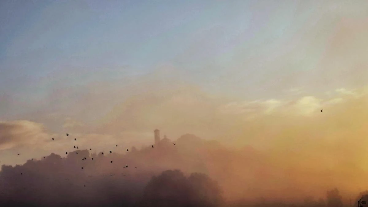 Amanecer onírico en Olot