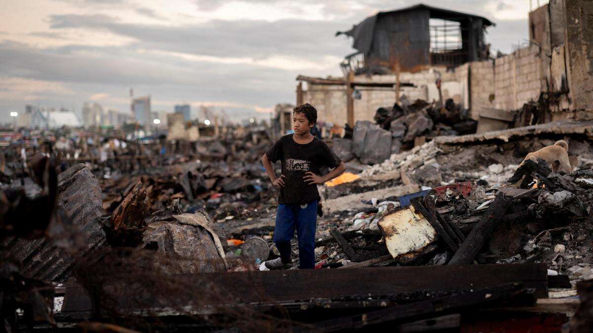 Dos incendios en una semana dejan sin hogar a 10.000 personas en Manila