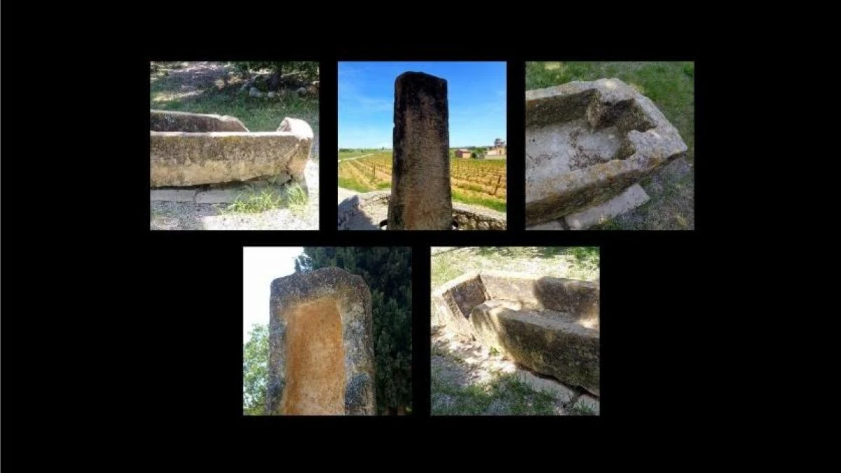 El miliario romano convertido en sarcófago