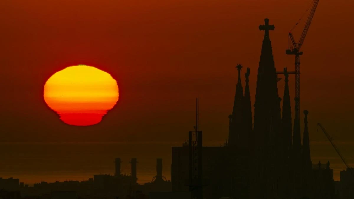 El rayo verde de la Sagrada Família