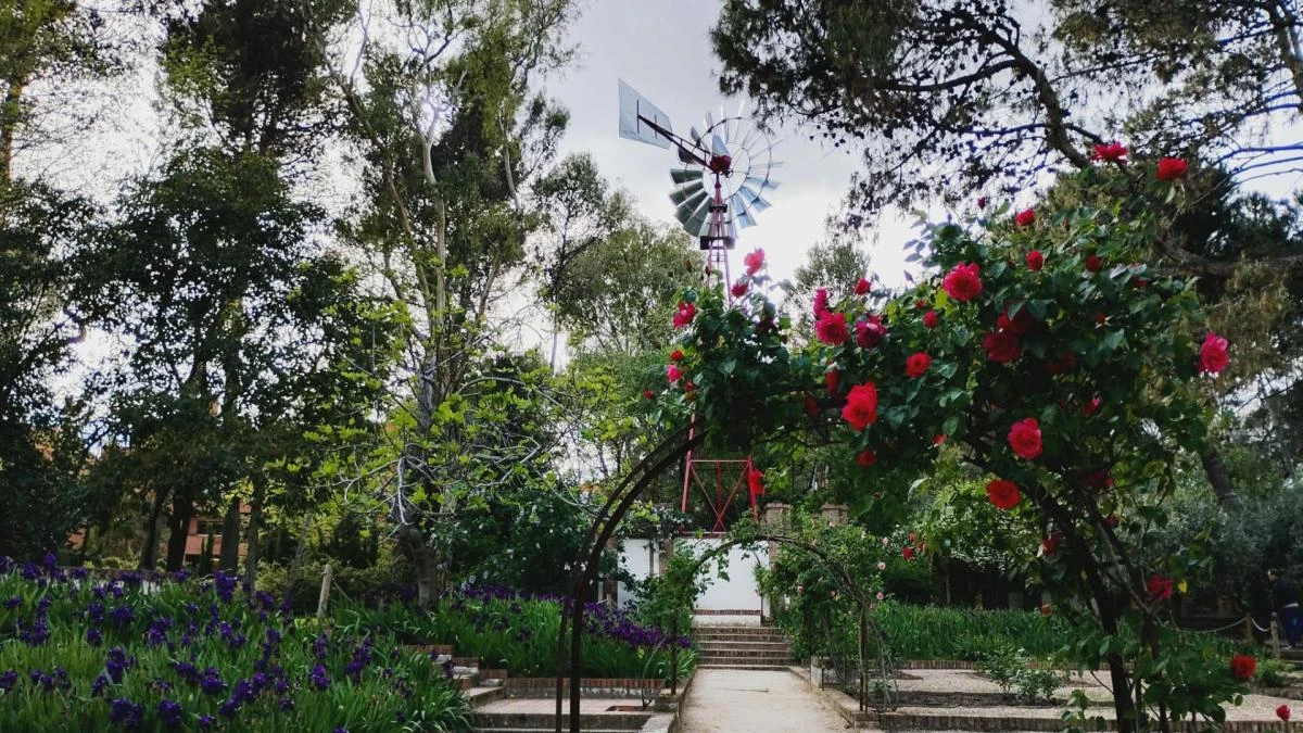 La florecida Quinta de los Molinos