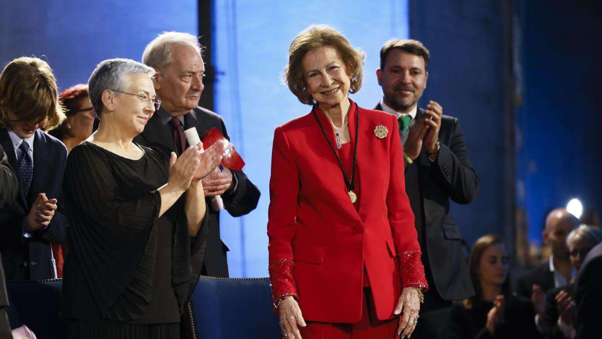 La reina Sofía recibe la Medalla de Oro de Balears: 