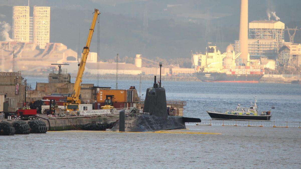 Atraca un nuevo submarino nuclear en Gibraltar entre críticas de los ecologistas