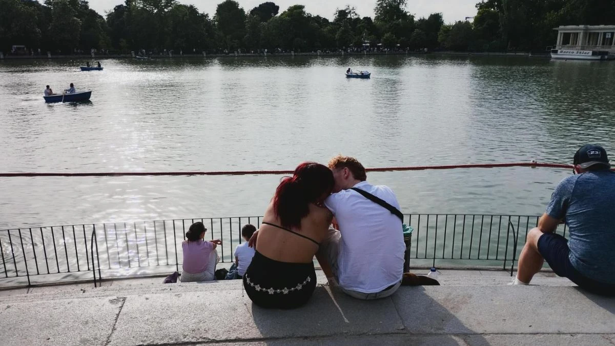 Romanticismo primaveral en El Retiro