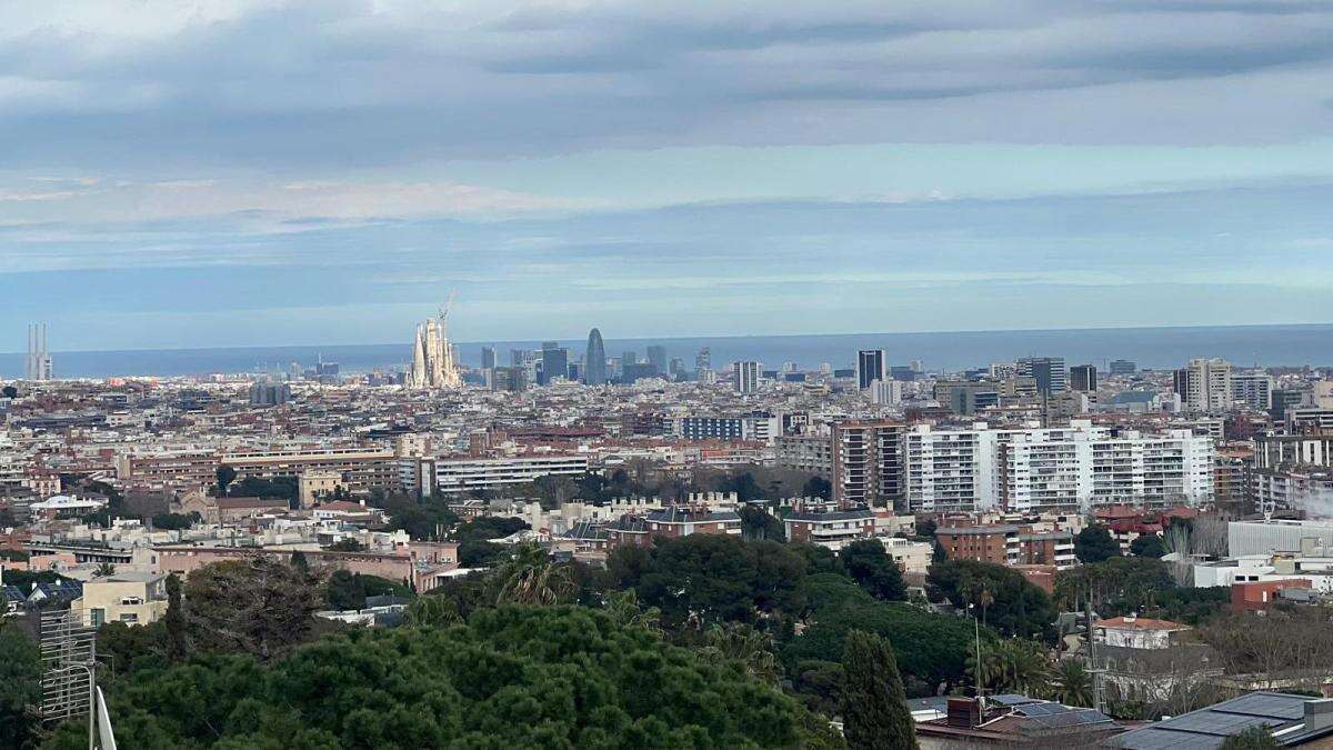 Las torres de Barcelona desde Collserola