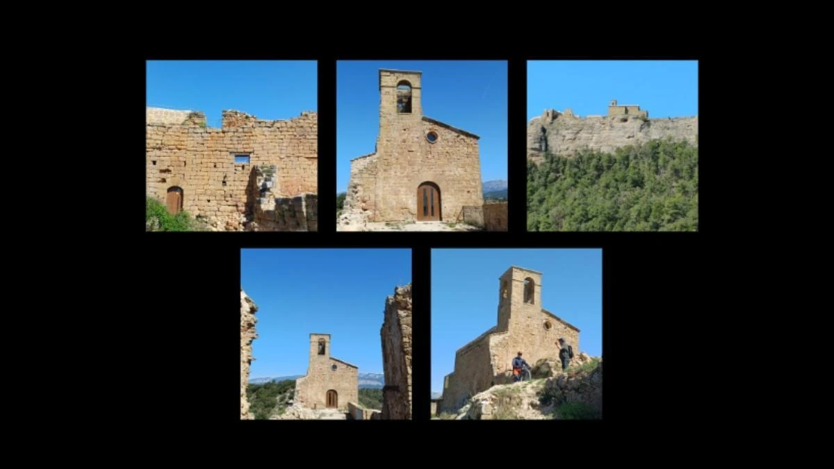 El castillo de Lladurs observa las estrellas