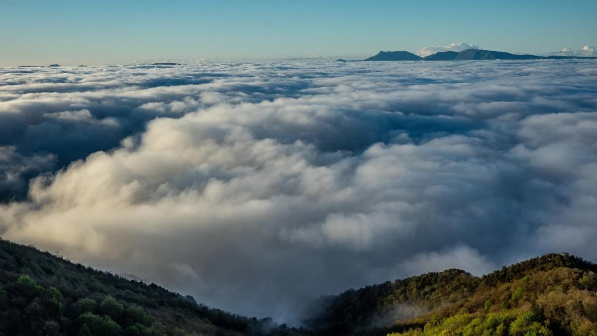 Mares de niebla en la sierra de Bellmunt