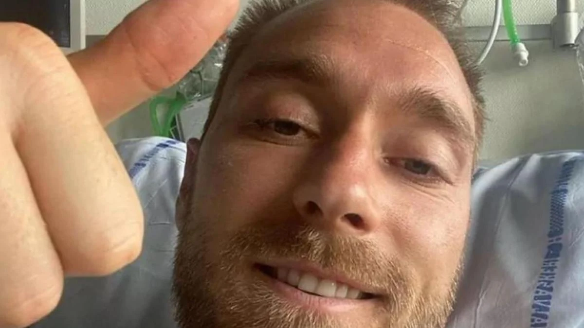 Eriksen, desde el hospital: 