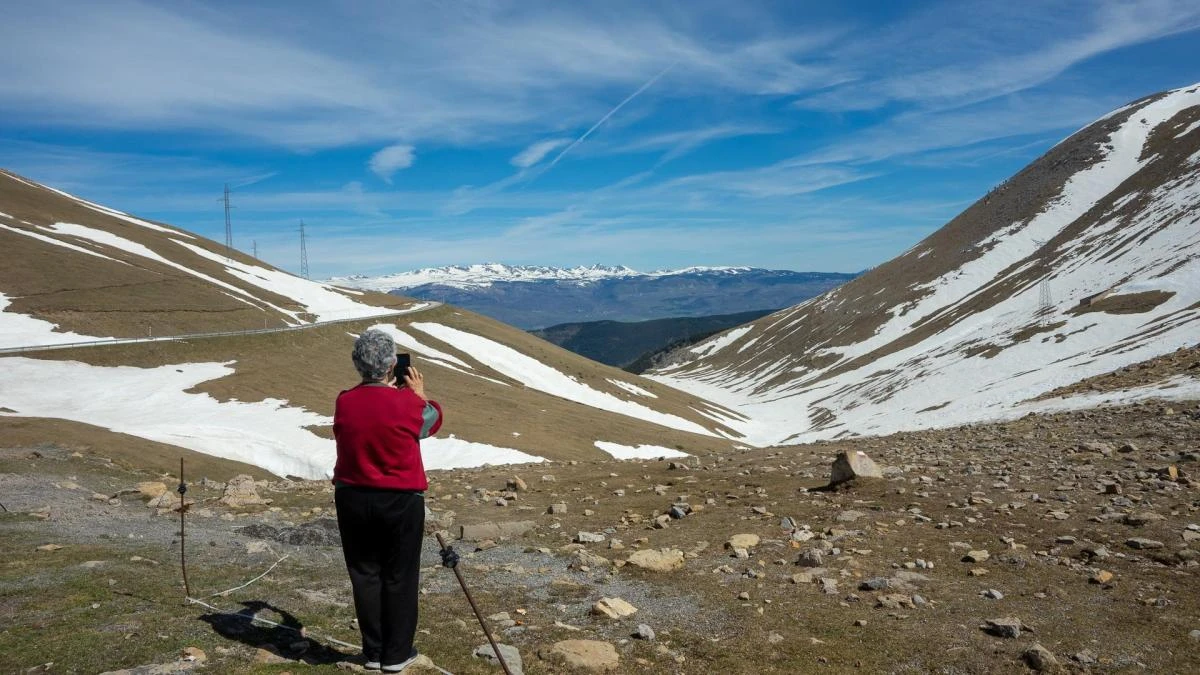 El deshielo en el Coll de Pal