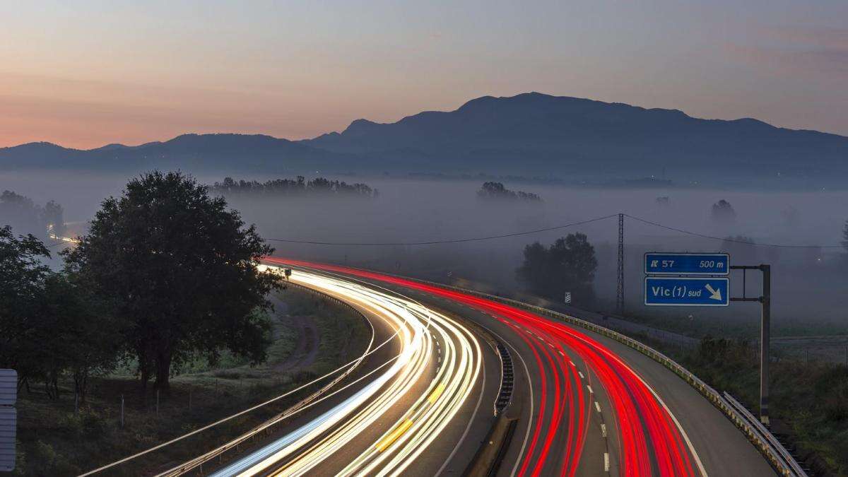 Scalextric de niebla en Vic