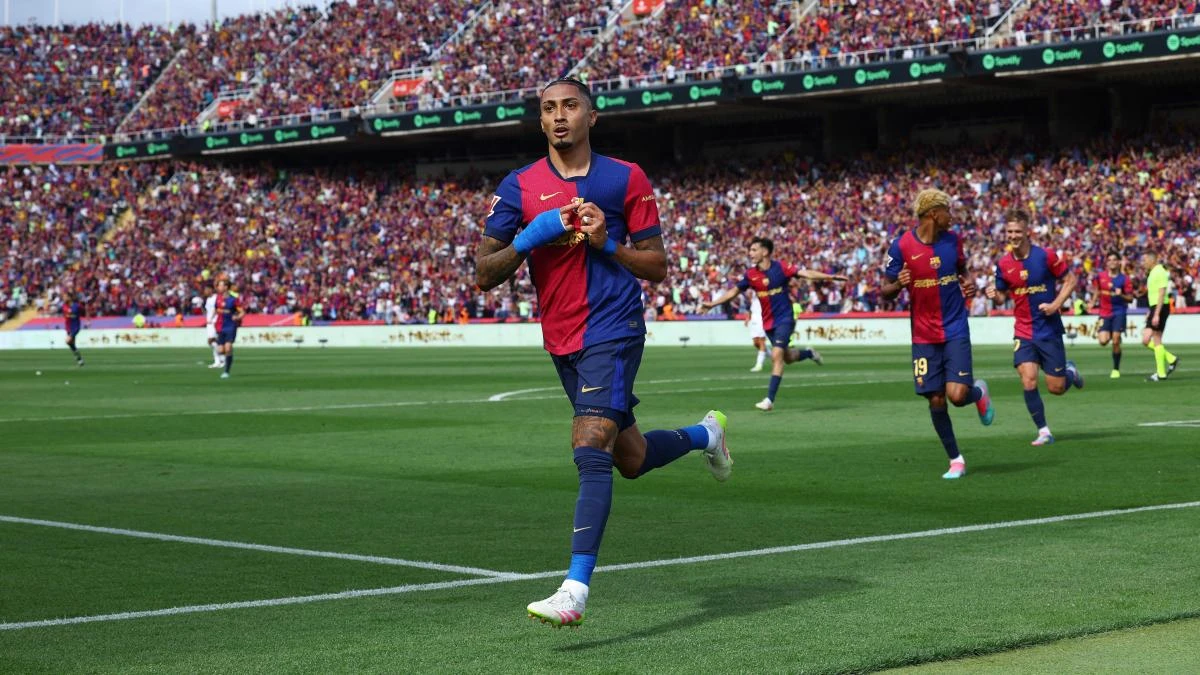 Raphinha ya es del Barça hasta el 2028